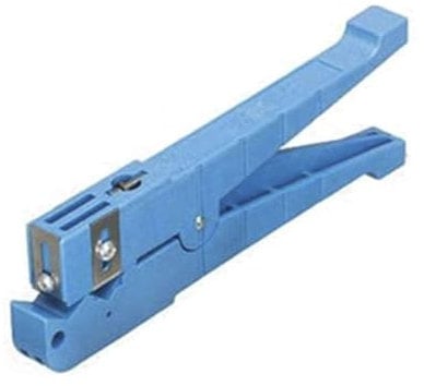 IDEAL Industries, Inc. 45-164 Ringer Adjustable Blade Cable Stripper, Cable Stripping Tool for 1/4 in. - 9/16 in. O.D. Cable, Blue, 1 Stripper