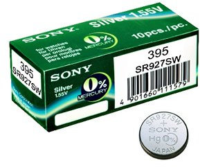 Sony SR927SWN-PB - Pila (óxido de plata, 1.55 V, 55 mAh)