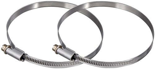 Xavax 2er Set Schlauchschellen mit Schneckenantrieb, Spannbereich 110 - 130 mm, Bandbreite 9 mm