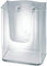 SIGEL LH117 Wand-Prospekthalter für DIN lang/A6, aus Acryl, transparent