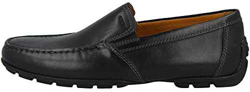 Geox U Moner V, Mocassini Uomo, Nero, 43 EU