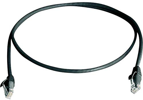 Telegärtner U/UTP, Cat 6, 1 m 1 m CAT6 U/UTP (UTP) schwarz Netzwerk-Kabel – Netzwerk-Kabel (Cat 6, 1 m, 1 m, Cat6, U/UTP (UTP), RJ-45, RJ-45, schwarz)