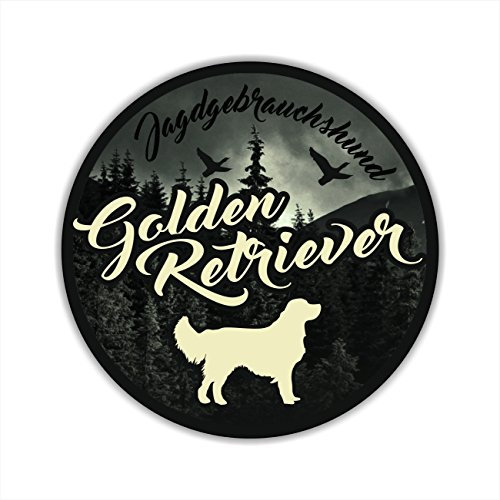 siviwonder Auto Aufkleber JAGDHUND DIGI GOLDEN Retriever Hundeaufkleber Jagd