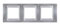 Schneider Electric U66.006.092 Cadre Top 3 éléments, Blanc Tecno