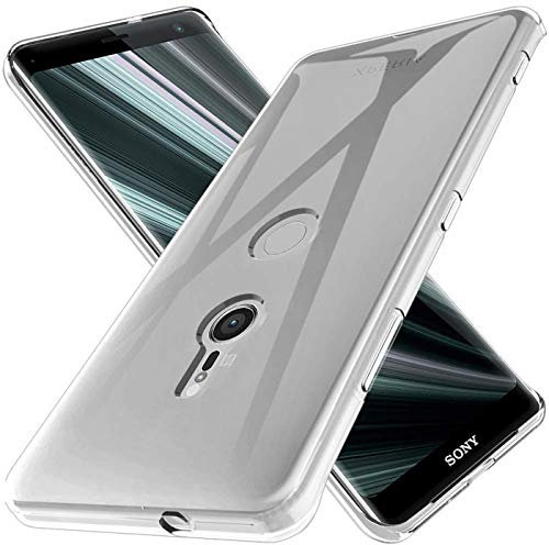 Conie LC40871 Liquid Crystal Kompatibel mit Sony Xperia XZ3, Transparent Silikon Schutzhülle Bumper Case HD Clear rutschfest Cover für Xperia XZ3 Handyhülle Durchsichtig