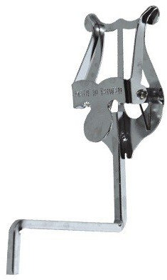 Ortola 5757-011 - Atril de saxo corto, color plata