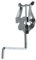 Ortola 5757 Notenständer saxo corto silber