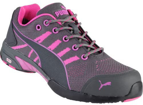 Puma 642910.36 Celerity Knit Pink Chaussures de sécurité pour Femme Low S1 HRO SRC Taille 36