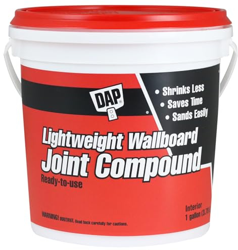 DAP Lightweight Wallboard Joint Compound, White, 1 Gal (7079810114)