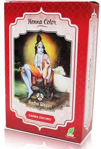 Henna Radhe Shyam Caoba Oscuro Polvo