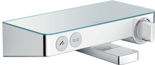 hansgrohe ShowerTablet Select 300 Aufputz Wannenthermostat, für 2 Funktionen, Chrom