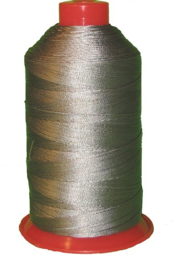 Item4ever® Silver Grey Bonded Nylon Sewing Thread #69 T70 1500 Yard for Outdoor, Leather, Upholstery by item4ever