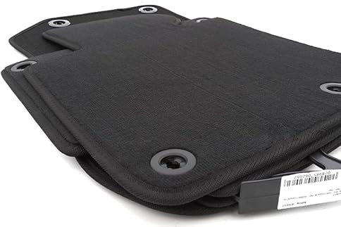 kh Teile Fußmatten/Velours Automatten Qualität Stoffmatten 4-teilig schwarz
