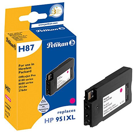 Pelikan Druckerpatrone H87 ersetzt HP CN047AE, Magenta