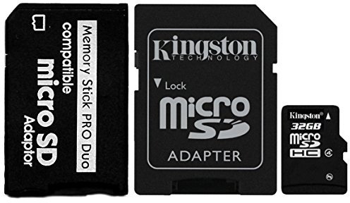 16 GB Micro SD tarjeta de memoria con MS Pro Duo Memory Stick adaptador para cámaras digitales, teléfonos móviles, videojuegos By UkMobileAccessories