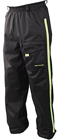 BERING Regenhose Damen und Herren wasserdicht Chicago Textil Regenhose gelb L, Herren, Tourer, Ganzjährig