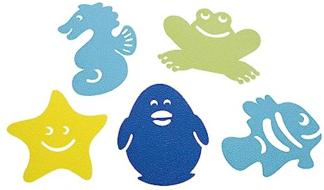 Dreambaby Whatch-Your-Step Anti-Slip Bath Mats (Pack Of 10, Multicoloured)