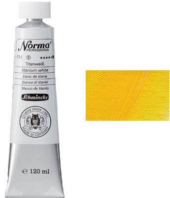 Schmincke Norma Professional Oil Painting 120 ml Tube 246 Bright yellow