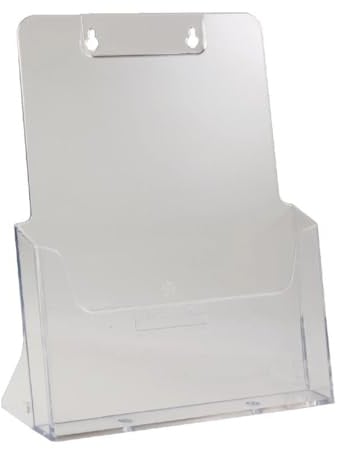 A4 Leaflet Holder Menu Display Stands Case Restaurant Commercial 35/292X216X90mm