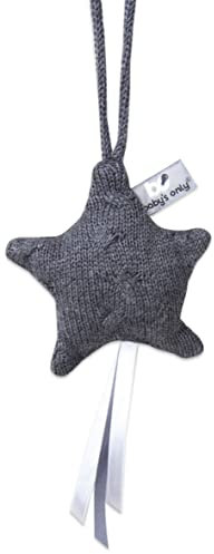 Baby's Only 133824 Hängedeko Stern gestrickt, anthrazit