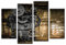 4 Panel Steampunk Maschine Alte Fabrik Wandkunst Malerei Dekor für Wohnzimmer Der Bilddruck auf Leinwand Die Architektur Kunstwerk Bilder für Home Office Moderne Dekoration