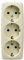 Simon 10463-31 - Base Triple Con T.T