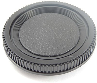 vhbw Gehäusedeckel kompatibel mit Minolta Kameras mit einem MD-Bajonett Kamera, DSLR - Kunststoff, Schwarz