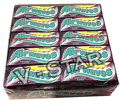 [ 1 Case ] x Airwaves Blackcurrant Gum (30 x 10 Piece)