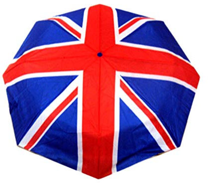 Elgate Collapsible Union Jack Umbrella & Cover