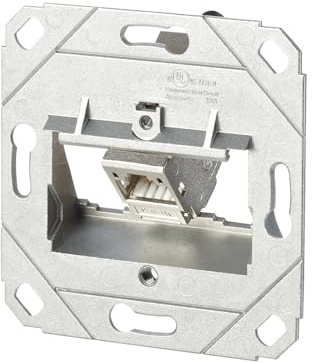 METZ CONNECT C6Amodul 1 Port 180°M UP0-Dose, reinweiß RAL9010
