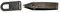 Sliver Gripper SGR601BLOX Cuchillo de Hoja Fija Unisex - Adulto, Negro, Talla Única