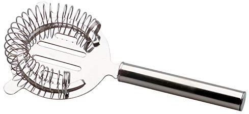 PIAZZA - Colino per Cocktail Professionale in Acciaio Inox con Filtro Setaccio a Molla - Strainer Barman per Bevande e Succhi di Frutta Pronti da Bere