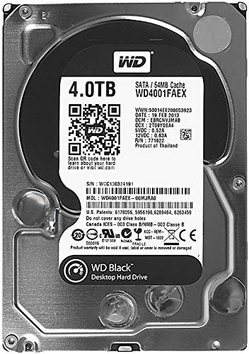 WD 4 TB 7200 rpm SATA disco duro