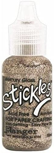 Ranger Stickles Glitter Glue .5oz, Mercury Glass