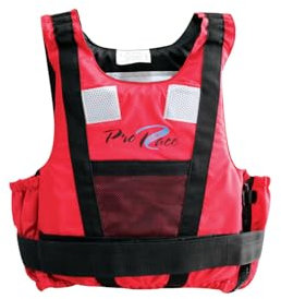 Lalizas PRO Race di Salvagente, Unisex Adulto, Unisex Adulto, 71445, Rosso, 70 kg