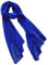 nella-mode Uni-Farbener Seidenschal, ca. 180x50 cm; reine Seide; Farbe Blau (Königsblau)