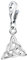Nenalina keltischer Knoten Karabiner Charm Anhänger für Bettelarmband aus 925 Sterling Silber 713269-000
