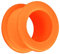 Piersando Silikon Flesh Tunnel Ohr Plug Piercing Ohrpiercing Extra Big Flexibel Weich Soft XXL 16mm Orange