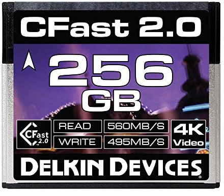 DELKIN Devices 256GB Cinema CFast 2.0 Memory Card (DDCFST560256)