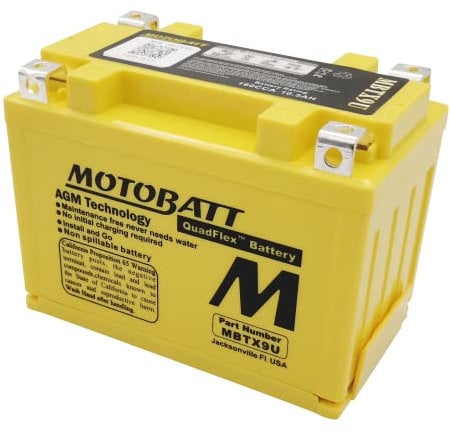 Batería AGM Motobatt MBTX9U