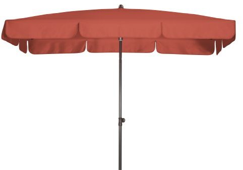 Doppler Absolut wasserdichter Gartenschirm Waterproof 225x120 UV-Schutz 80, Farbe Terra-Cotta