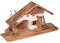 XL Modellhaus grosses Holzhaus Krippe 55cm Weihnachtskrippe