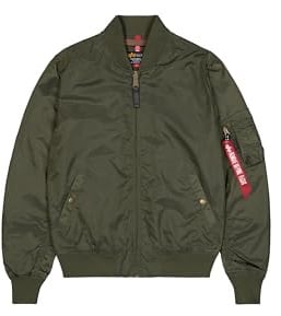 Alpha Industries Herren Jacke MA-1 TT, Grün (Dark Green 257), Small