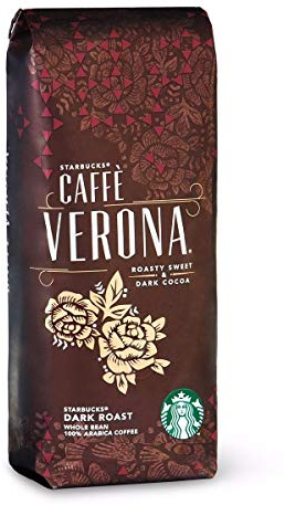Starbucks Caffè Verona 250g Dark Roast Whole Bean 100% Arabica Coffee