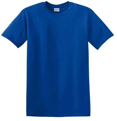 Gildan 5.3 Ounce Heavy Cotton Short Sleeve T-Shirt - 5000 - Royal - XX-Large