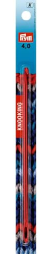 Prym Knooking Needle, Aluminium, red, 4 mm