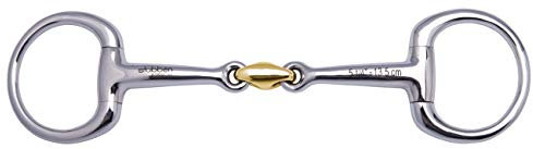 Stübben Gebiss 2234 Olivenkopf-Unterlegtrense Edelstahl - 11,5 cm - 12 mm - Sweet Copper Mittelstück