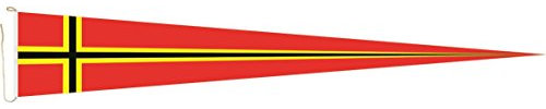 U24 Langwimpel Deutscher Widerstand Fahne Flagge Wimpel 150 x 40 cm Premiumqualität