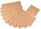 ewtshop® 60tlg. Set Briefumschläge Kuverts und Klappkarten aus Naturkarton, quadratisch, zum Selbstgestalten von Gruß- und Glückwunschkarten, Einladungskarten uvm.