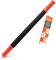 Tiger Tail 22in Massage Stick Portable Roller, Handheld, Deep Tissue Foam Roller, Body Massage and Myofascial Release Tool for Legs, Neck, Calves, Thighs, Shins & Back, The Long One 22